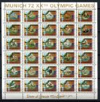 Умм-аль-Кувейн 1972 г. • Mi# 697A-726A • Летние Олимпийские Игры, Мюнхен • победители игр • мал. листы(30 марок) • Used(ФГ) VF 