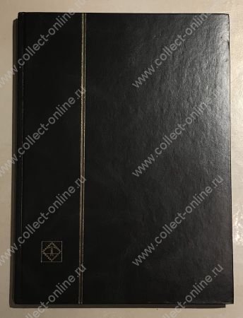 Альбом для марок A4 8 листов(16 страниц) фон черный • Германия(Lindner) • б.у. AU+