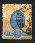 Бразилия 1905 г. • Sc# 167 • 20 R. • в.з. - текст • стандарт • Used F-VF ( кат. - $3 )