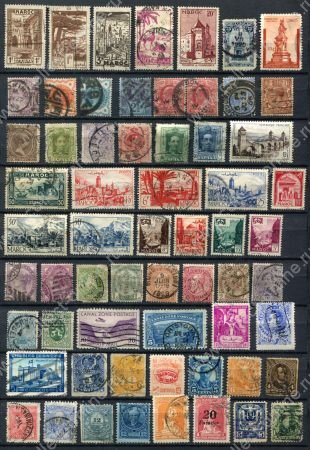 Иностранные марки • XX век • набор 60 разных • Used F-VF