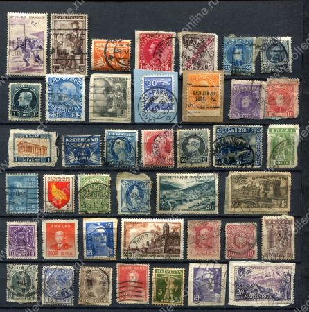 40 старинных, иностранных марок • Used F-VF