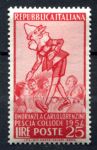 Италия 1954 г. • Mi# 919 • 25 L. • Карло Лоринзини • Пиноккио • MLH OG VF