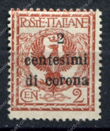 Австрия • оккупация Италии • Трентино 1919 г. • Sc# N65 • 2 c. • надпечатка • MNG VF