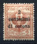 Австрия • оккупация Италии • Трентино 1919 г. • Sc# N65 • 2 c. • надпечатка • MH OG VF