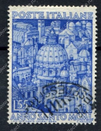 Италия 1950 г. • Mi# 794 • 55 L. • Святой год • Used VF