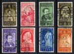 Италия 1937 г. • Mi# 591-598 • 10 c. - 1.75 L. • Юбилеи деятелей искусств • Used VF • ( кат.- €10 )