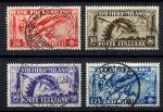 Италия 1936 г. • Mi# 543-546 • 20 c. - 1.25 L. • Торговая выставка, Милан • полн. серия • Used VF( кат.- $5 )