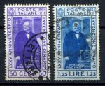 Италия 1934 г. • Mi# 488-489 • 50 c. и 1.25 L. • 75-летие изобретения динамо-машины • Used VF • полн. серия • ( кат.- $3.75 )