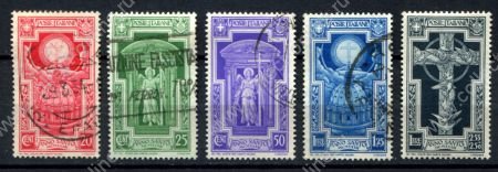 Италия 1933 г. • Mi# 452-455 • 20 c. - 2.55+2.50 L. • Святой год • полн. серия • Used/MH OG VF ( кат.- $20 )