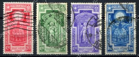 Италия 1933 г. • SC# 310-3(Mi# 452-5) • 20 c. - 1.25 L. • Святой год • Used VF ( кат.- $8 )