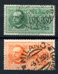 Италия 1932-1933 гг. • Sc# E14-15(Mi# 414,436) • 1.25 и 2.50 L. • Виктор Эммануил III • спец. доставка • Used VF • ( кат.- $7 )