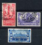 Италия 1931 г. • Mi# 369-371 • 20 c. - 1.25 L. • 50-летие Королевской морской академии • полн. серия • Used VF ( кат.- $9 )