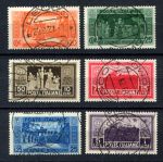 Италия 1929 г. • Mi# 318-323 • 1400-летие основания монастыря Монтекассино • Used VF ( кат. - €50+ )