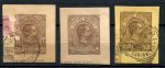 Италия 1884-1886 гг. • 50,60 c. и 1.75 L. • король Умберто I • вырезки(для посылок) • Used VF