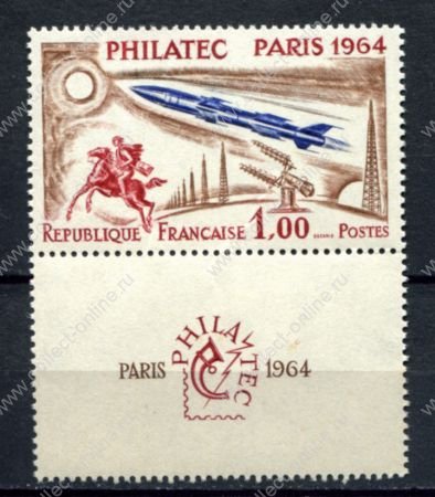 Франция 1964 г. • Iv# 1422 • Филателистическая выставка • MNH OG F-VF ( кат. - €20 )