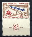 Франция 1964 г. • Iv# 1422 • Филателистическая выставка • MNH OG F-VF ( кат. - €20 )