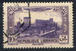 Ливан 1937-1940 гг. • Iv# A70 • 10 pi. • руины Баальбек • авиапочта • Used VF