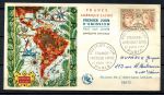 Франция 1956 г. • Iv# 1060 • Дружба с Латинской Америкой • КПД • Used VF