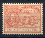 Нидерланды 1907 г. • Mi# 74 • 2½ c. • адмирал Михил де Рёйтер • MH OG VF ( кат. - €7 )