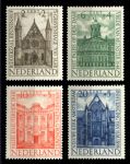 Нидерланды 1948 г. • Mi# 503-505 • архитектура, дворцы • полн. серия • MNH OG VF ( кат.- €10 )