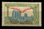 Тунис 1920 г. • Iv# A2 • 30 c. • надпечатка "крылья" • авиапочта • MNH OG VF
