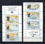 Франция 1988 г. • Iv# 2517-2522 • Мореплаватели и путешественники • полн. серия • MNH(+КПД) OG VF