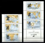 Франция 1988 г. • Iv# 2517-2522 • Мореплаватели и путешественники • полн. серия • MNH OG VF