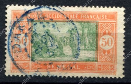 Сенегал 1922-1926 гг. • Iv# 82 • 10 c. • осн. выпуск • рынок • Used VF