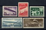 СССР 1931 г. • Сол# 373A-277A • Дирижаблестроение в СССР • греб.* • полн. серия • MLH OG VF