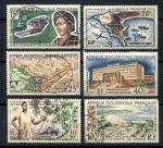 Французская Западная Африка 1958 г. • Iv# A23-27 • 15 - 100 fr. • 100-летие Дакара • авиапочта • полн. серия • Used VF ( кат. - €10 )