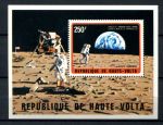Буркина Фасо 1973 г. • Mi# Block 11 • 500 fr. • Миссия "Аполлон-11" и высадка на Луну • блок • MNH OG VF ( кат. - €12 )