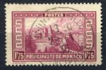 Монако 1932-1937 гг. • Sc# 124 • 1.75 fr. • осн. выпуск • Княжеский дворец • Used F-VF ( кат. - $15 )