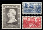Франция 1944 г. • Iv# 606-608 • 88-летие маршала Петена • полн. серия • MNH OG VF