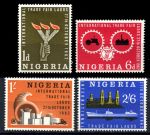 Нигерия 1962 г. • Gb# 122-125 • Торговая выставка в Лагосе • полн. серия • MH OG VF