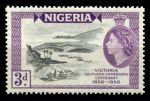 Нигерия 1958 г. • Gb# 82 • 3 d. • 100-летие основания Виктории • корабли в бухте • MH OG VF