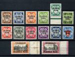 Германия 3-й рейх 1939 г. • Mi# 716-729 • 3 pf. - 2 RM • надпечатка "Deutsches Reich" на марке Данцига • полн. серия • MNG VF ( кат.- € 65* )