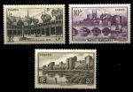 Франция 1941 г. • Iv# 499-501 • Архитектурные достопримечательности и города • полн. серия • MNH OG VF