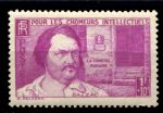 Франция 1940 г. • Iv# 463 • знаменитые французы • Бальзак • MNH OG VF ( кат. - €12.5 )