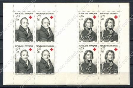 Франция 1964 г. • Iv# 1433-1434 • Для Красного Креста • буклет • MNH OG VF ( кат. - €8 )