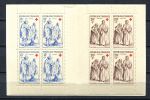 Франция 1957 г. • Iv# 1140-1141 • Красный Крест • буклет • благотворительный выпуск • MNH OG VF ( кат. - €90 )