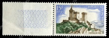 Франция 1958 г. • Iv# 1175 • 15 fr. • туризм, дворцы и замки • замок Фуа • MNH OG XF+