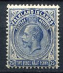 Фолклендские о-ва 1912-1920 гг. • Gb# 63b • 2½ d. Георг V • стандарт • MNH OG F (кат.- £40)