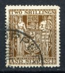 Новая Зеландия 1931-1940 гг. • Gb# F170 • 2s,6d. • фискальный выпуск • Used VF ( кат. - £5 )