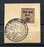 Германия 3-й рейх • Райхенберг 1938 г. • Mi# 12 • на вырезке, гаш. Филлипсдорф • Used XF