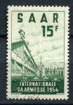 Саар 1954 г. • Mi# 348 • 15 fr. • Выставка-ярмарка • Used VF