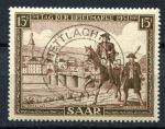 Саар 1951 г. • Mi# 305 • 15 fr. • День почтовой марки • Used(ФГ) OG NH XF ( кат.- € 24 )