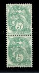 Франция 1900-1929 гг. • Iv# 111 • 5 c. • "Свобода, Равенство, Братство" • стандарт • пара MNH OG VF ( кат. - €10 )