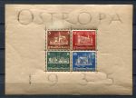 Германия 3-й рейх 1935 г. • Mi# Block 3 • "OSTROPA" • блок • MNH OG* F- ( кат. - €1300 )