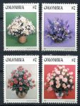 Колумбия 1982 г. • Mi# • цветы • 4 марки • MNH OG XF