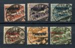 Германия • Верхняя Силезия 1921 г. • Mi# 30-35 • надпечатки • 6 марок • Used(ФГ) VF ( кат. - €130 )